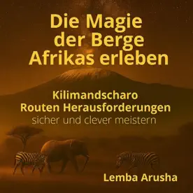 Cover des Hörbuchs „Die Magie der Berge Afrikas erleben“ von Lemba Arusha – Kategorie Reisen