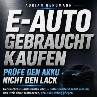 Beitragsbild zum Artikel „E-Auto Akku prüfen: Praxis-Guide 2026 – einfach & sicher“ zum Thema Sachbuch & Wirtschaft