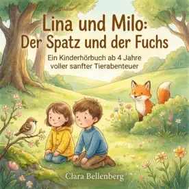 Cover des Hörbuchs „Lina und Milo - Der Spatz und der Fuchs“ von Clara Bellenberg – Kategorie Kinder & Jugend