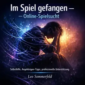 Cover des Hörbuchs „Im Spiel gefangen – Online-Spielsucht“ von Leo Sommerfeld – Kategorie Gesundheit & Wohlbefinden