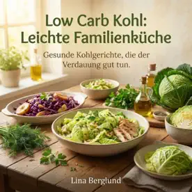 Cover des Hörbuchs „Low Carb Kohl - Leichte Familienküche“ von Lina Berglund – Kategorie Familie & Mama's