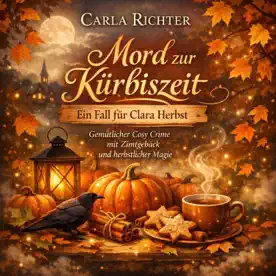 Cover des Hörbuchs „Mord zur Kürbiszeit - Ein Fall für Clara Herbst“ von Carla Richter – Kategorie Krimi & Thriller