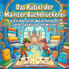 Cover des Hörbuchs „Das Rätsel der Mainzer Buchdruckerei“ von Pippa Pfefferkorn – Kategorie Kinder & Jugend