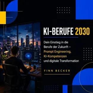 Cover des Hörbuchs „KI-Berufe 2030: Dein Einstieg in die Berufe der Zukunft“ von Finn Becker – Kategorie KI & Zukunft
