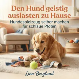 Cover des Hörbuchs „Den Hund geistig auslasten zu Hause“ von Lina Berglund – Kategorie Hunde & Katzen