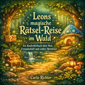 Cover des Hörbuchs „Leons magische Rätsel-Reise im Wald“ von Carla Richter – Kategorie Kinder & Jugend