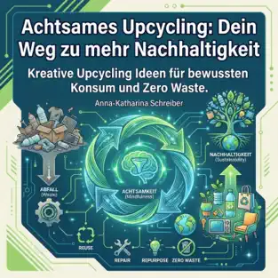 Cover des Hörbuchs „Achtsames Upcycling - Dein Weg zu mehr Nachhaltigkeit“ von Anna-Katharina Schreiber – Kategorie Sachbuch & Wirtschaft