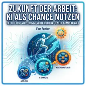Cover des Hörbuchs „Zukunft der Arbeit - KI als Chance nutzen“ von Finn Becker – Kategorie KI & Zukunft
