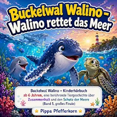 Cover des Hörbuchs „Buckelwal Walino - Walino rettet das Meer“ von Pippa Pfeferkorn – Kategorie Kinder & Jugend